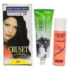 cruset natural hair dye 60ml black