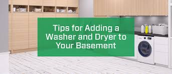 A Washer And Dryer To Your Basement
