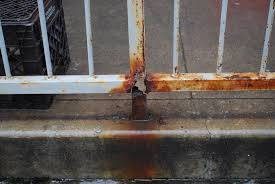 what to do with rusted metal handrail