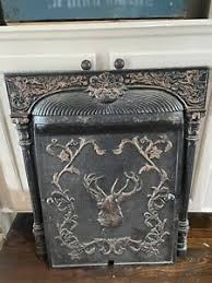 late 1800s cast iron fireplace surround