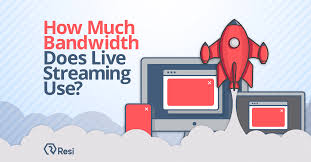how much bandwidth does live streaming use
