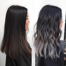 Bob haircuts for grey hair. 33 Stunning Hairstyles For Black Hair 2018 Hair Styles Grey Ombre Hair Grey Hair Color
