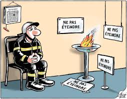24 heures - Les pompiers lausannois veilleront sur la flamme olympique  #Lausanne2020 #JOJ2020 #TorchTour #Pompiers #Flamme #DessinDePresse  #BénédictePour24h Lausanne 2020 Dessin: Bénédicte Sambo | Facebook