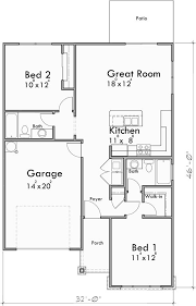 2 Bedroom Small House Designs With