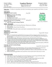 Examples Of College Resumes For Internships 13 Fresh Intern Resume