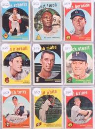 1950 callahan hall of fame baseball cards (157) Complete Set Of 572 1959 Topps Baseball Cards With Bob Gibson Signed 514 Rc Sgc Encapsulated 10 Mickey Mantle 564 Mickey Mantle As 50 Willie Mays 478 Roberto Clemente Pristine Auction