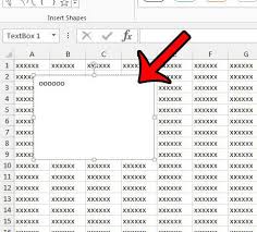 text box border in excel 2016