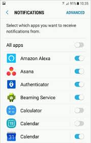 android notifications and limit