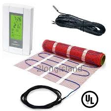 warm floor kit 120v with thermostat ebay