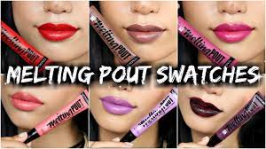 cover melting pout gel lipsticks