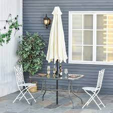Outsunny Metal Garden Dining Tables