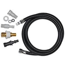 You can pick up just the sprayer head ($5) or a head and sink hose kit ($10) at a home center or hardware store. Danco Premium Sink Side Spray Hose 10340a The Home Depot