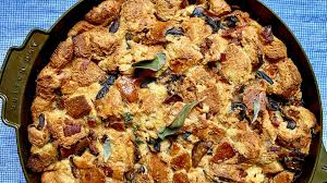 After hundreds of bread pudding recipes tested by our expert team, we chose the best bread pudding recipe of 2021! Savory Bread Pudding Recipe With Maple Syrup Bacon And Mushrooms As Alternative To Stuffing Or Dressing Rachael Ray Show