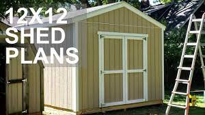 12x12 shed plans video over 13 shed