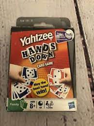 It was marketed under the name of yahtzee by game entrepreneur edwin s. Yahtzee Hands Down Card Game New Ebay
