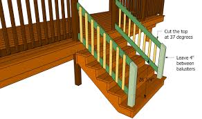 how to build a porch stair railing