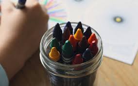 remove melted crayon from a cup holder