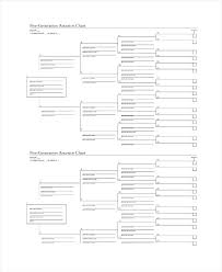 Free Five Generation Family Tree Word Download 5 Template