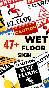 47 printable wet floor signs free