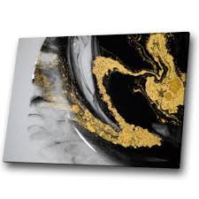 White Marble Abstract Canvas Wall Art