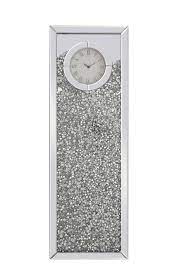 12 Inch Rectangle Crystal Wall Clock