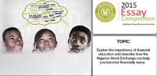 As part of efforts to bridge to develop wealth creation culture among  youths  the Nigerian Stock Exchange  NSE  has called for entries in the       NSE Essay    