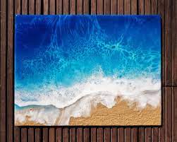 Ocean Resin Art Resin Beach