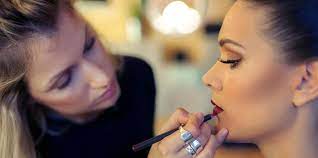 makeup artist turns away with skin
