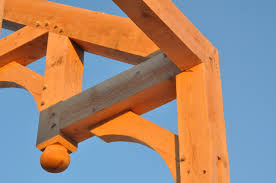 beam construction building with wood