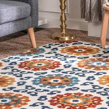 Nuloom Indoor Outdoor Transitional Aurora Area Rug 9 X 12 Blue