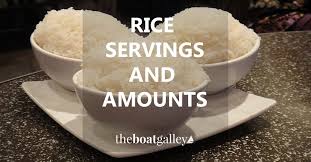 3 or 4 eggs 2 tablespoons grated cheese 1 pinch of salt. How Much Is One Serving Of Rice The Boat Galley