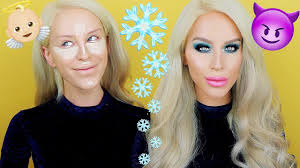 talk thru makeup blue holiday glam