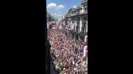 Newsflare Aerial View Shows Thousands At Anti Trump Womens March