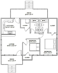 36x24 House 2 Bedroom 2 Bath 884 Sq Ft
