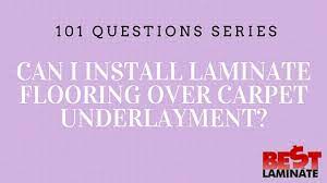 can i install laminate flooring over