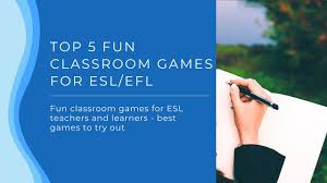 fun activities and games for kids esl