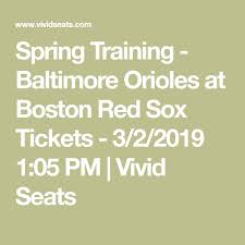 Spring Training Baltimore Orioles At Boston Red Sox