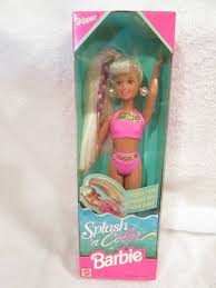 Barbie dressed for the party. Mattel 1996 Splash N Color Skipper Barbie Doll 16171 Color Change Hair Ebay Barbie Dolls Barbie Coloring Barbie