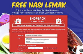 Setiap hari makan pun tak apa. Get Cashback With Shopback When You Eat Nasi Lemak At Village Park Restaurant Techslack