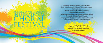 3rd Andrea O Veneracion International Choral Fest Philippine Primer