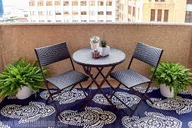 decorate a small patio on a budget