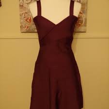 Erin By Erin Fetherston Maroon Dress Size Medium Nwt