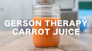 gerson therapy carrot juice you