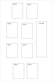 Table Plan Template Templates For Wedding Seating Chart