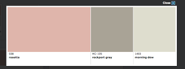 Stuck With Peach Tile Grey Colours To