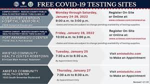 covid 19 testing in nueces county