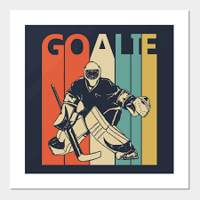Looking for quick and easy hockey decor? Vintage Ice Hockey Goalie Gift Ice Hockey Goalie Posters And Art Prints Teepublic Uk