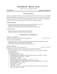 This particular example is for a physician with a focus on neurology. Physician Resume Sample Health Care Sample Resumes