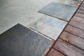 painting or tiling a concrete floor