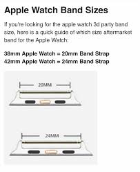 Apple Watch Band Sizes Apple Watch Accessories Apple